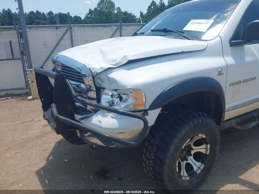 2005 Dodge Ram 2500 Slt/Laramie VIN: 3D7KS28C85G838377 Lot: 42446235