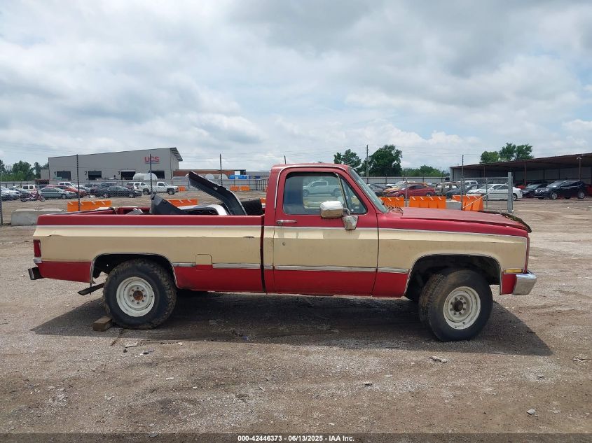 1983 GMC Seirra VIN: 1GTGC24M3DJ507554 Lot: 42446373