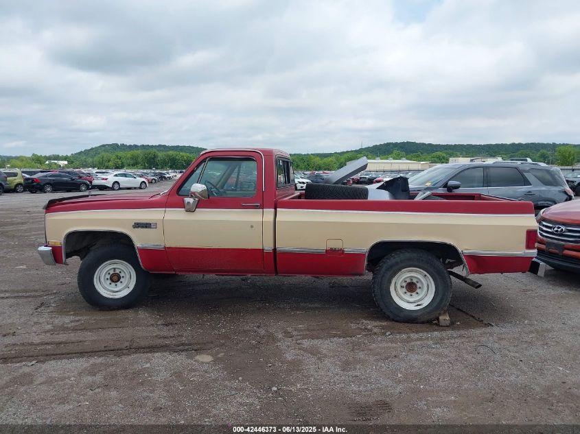 1983 GMC Seirra VIN: 1GTGC24M3DJ507554 Lot: 42446373