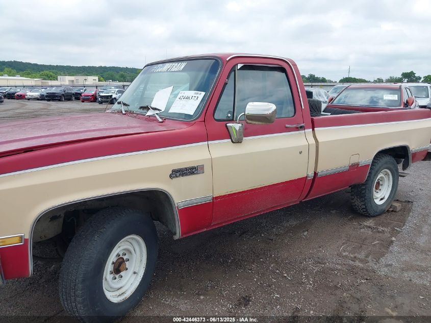 1983 GMC Seirra VIN: 1GTGC24M3DJ507554 Lot: 42446373