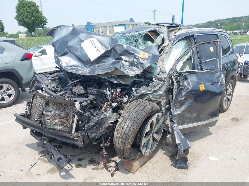 2022 Kia Telluride Ex VIN: 5XYP3DHC1NG228862 Lot: 42446702