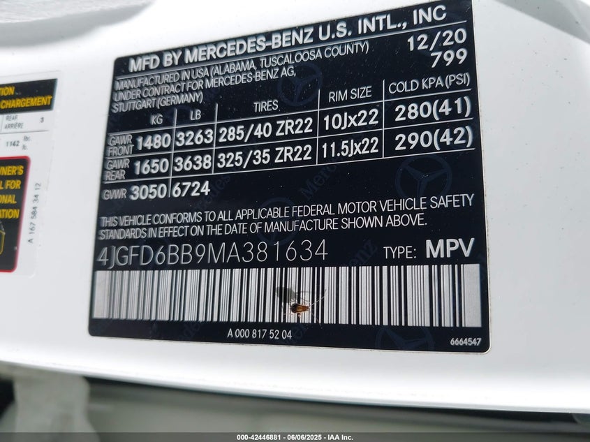 2021 MERCEDES-BENZ AMG GLE 53 COUPE 4MATIC - 4JGFD6BB9MA381634