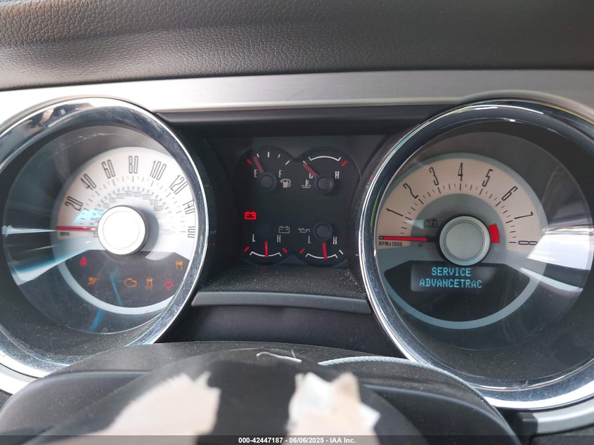2012 FORD MUSTANG VIN: 1ZVBP8AM2C5263373