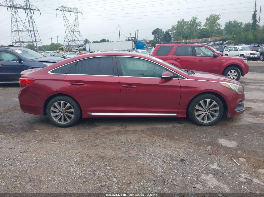 2016 Hyundai Sonata Sport VIN: 5NPE34AF9GH328182 Lot: 42447610