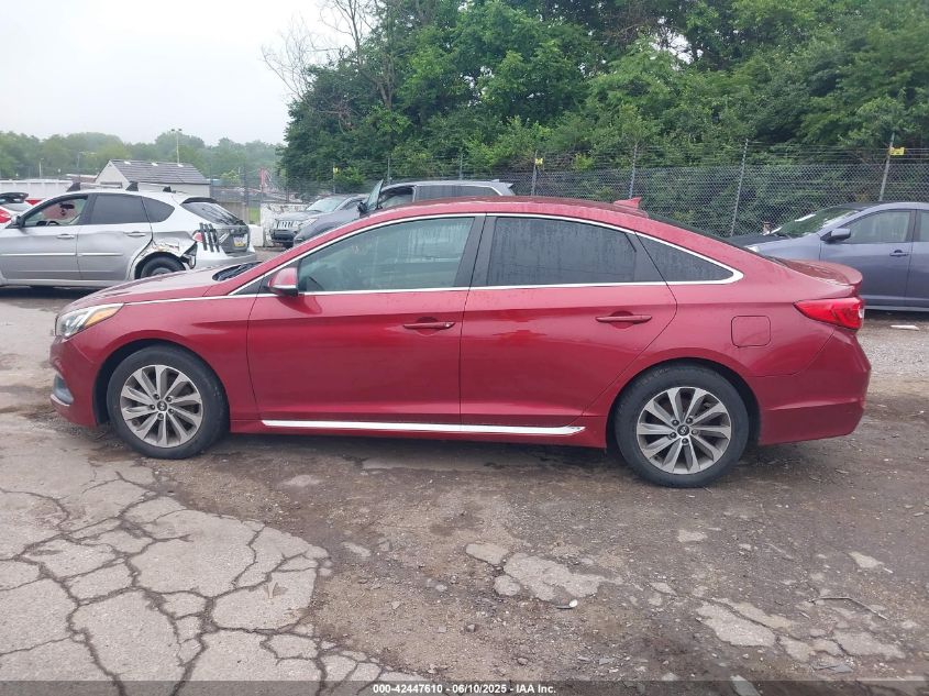 2016 Hyundai Sonata Sport VIN: 5NPE34AF9GH328182 Lot: 42447610