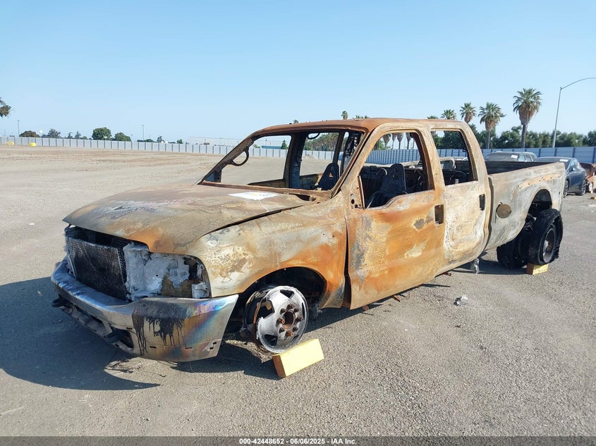 2000 Ford F-350 Lariat/Xl/Xlt black truck diesel 1FTWW32F7YEB96528 photo #3