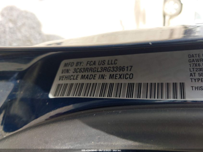 2024 Ram 3500 Tradesman 4X4 8' Box VIN: 3C63RRGL3RG339617 Lot: 42449646
