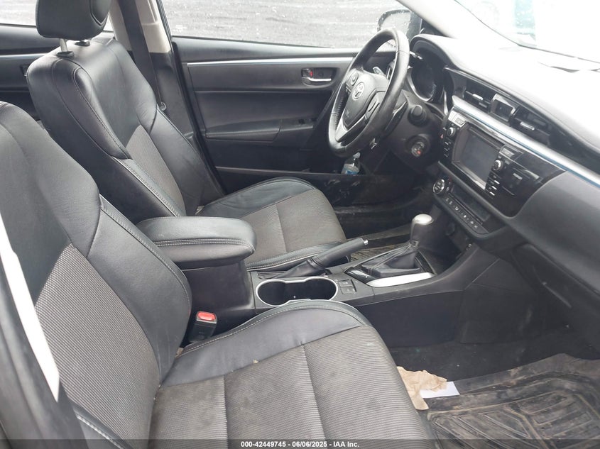 2016 TOYOTA COROLLA VIN: 2T1BURHE1GC554830