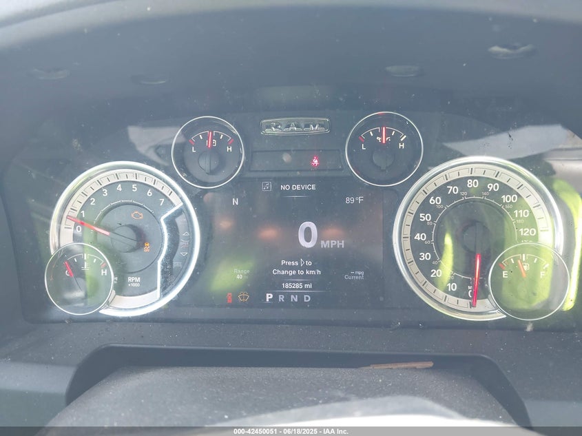 2013 RAM 1500 OUTDOORSMAN - 1C6RR7GT9DS559697