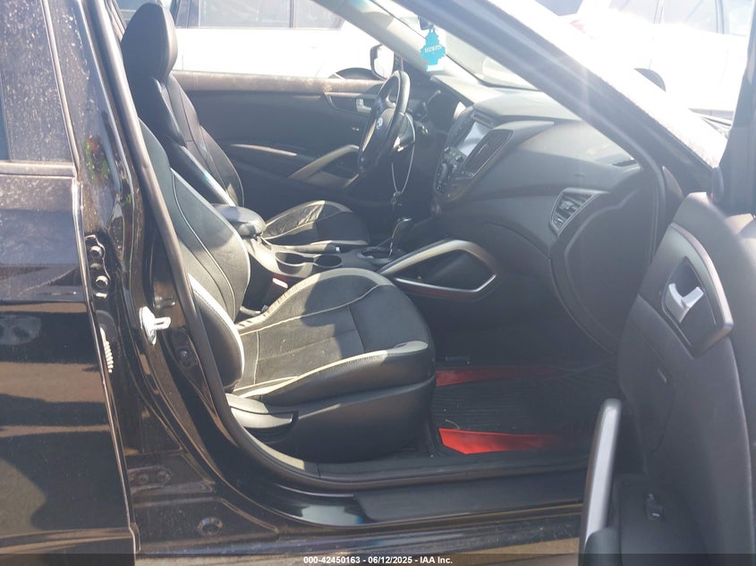 2014 HYUNDAI VELOSTER TURBO W/BLACK - KMHTC6AE6EU203990