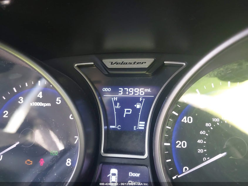 2014 HYUNDAI VELOSTER TURBO W/BLACK - KMHTC6AE6EU203990