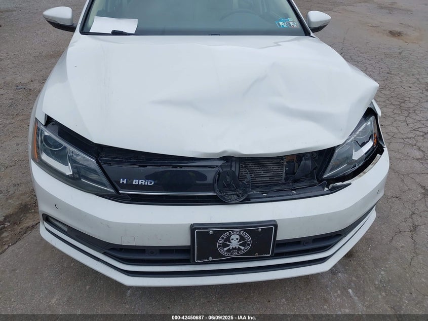 2015 VOLKSWAGEN JETTA HYBRID SEL PREMIUM 3VW637AJXFM307549