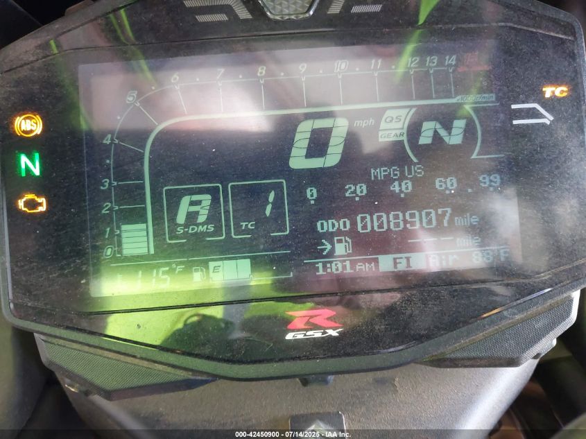 2023 Suzuki Gsx-R1000 R VIN: JS1DM11H5P7100722 Lot: 42450900