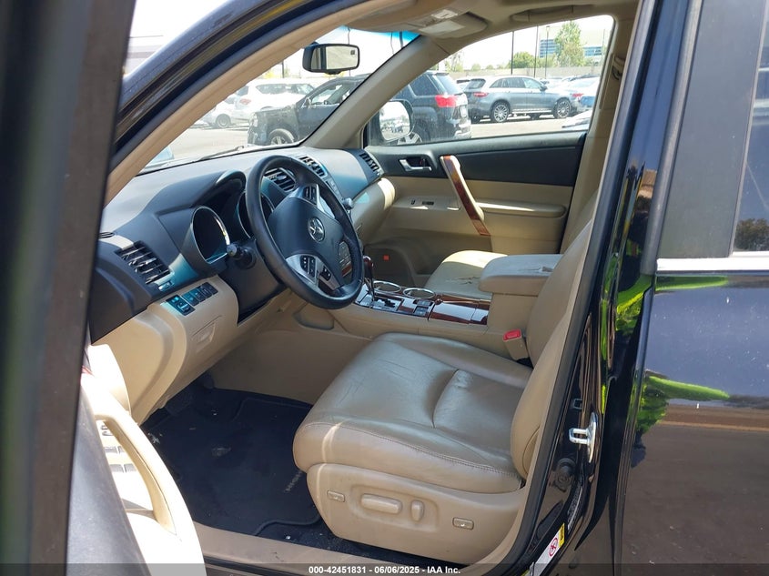 2012 TOYOTA HIGHLANDER VIN: 5TDDK3EHXCS166619