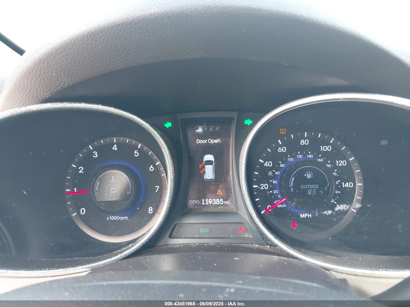 2013 Hyundai Santa Fe Sport 2.0T VIN: 5XYZU3LA4DG054595 Lot: 42451965