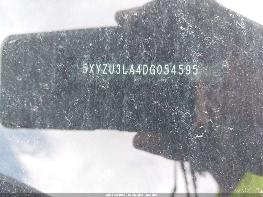 2013 Hyundai Santa Fe Sport 2.0T VIN: 5XYZU3LA4DG054595 Lot: 42451965