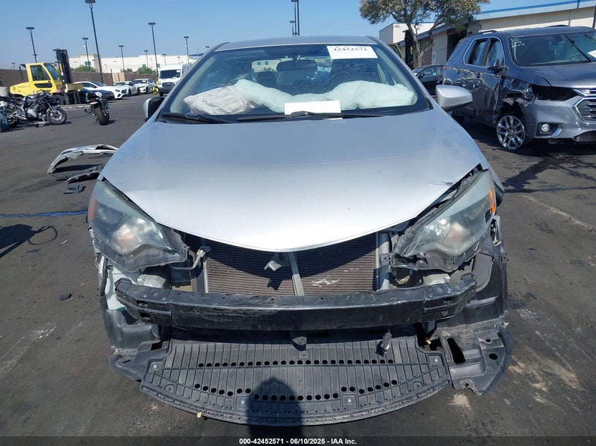 2016 TOYOTA COROLLA VIN: 5YFBURHE1GP435093