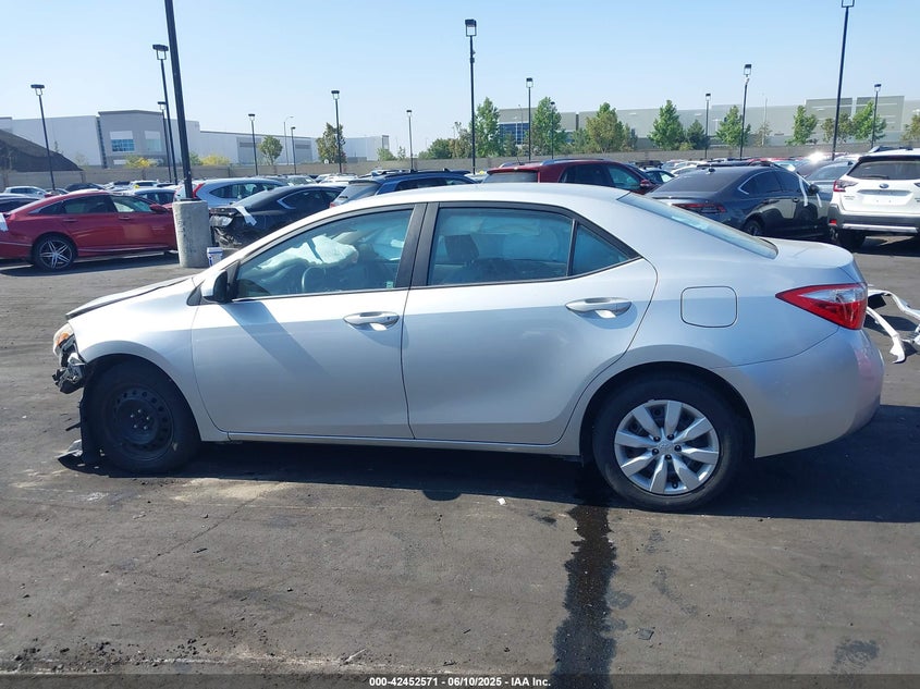 2016 TOYOTA COROLLA VIN: 5YFBURHE1GP435093
