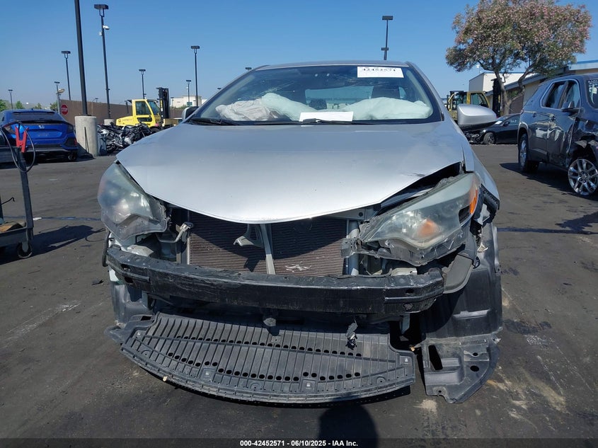 2016 TOYOTA COROLLA VIN: 5YFBURHE1GP435093