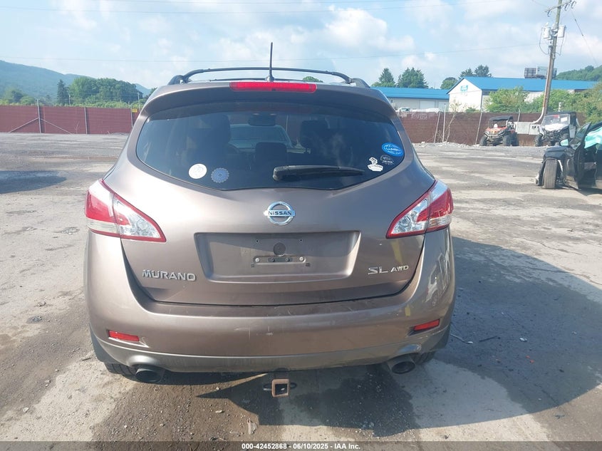 2013 NISSAN MURANO VIN: JN8AZ1MW4DW317771