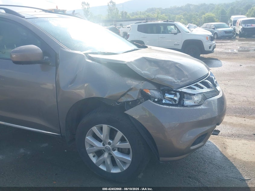 2013 NISSAN MURANO VIN: JN8AZ1MW4DW317771