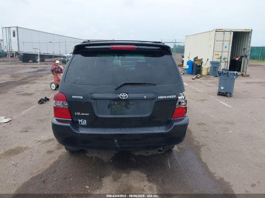 2004 Toyota Highlander Limited V6 VIN: JTEEP21A440024419 Lot: 42452923