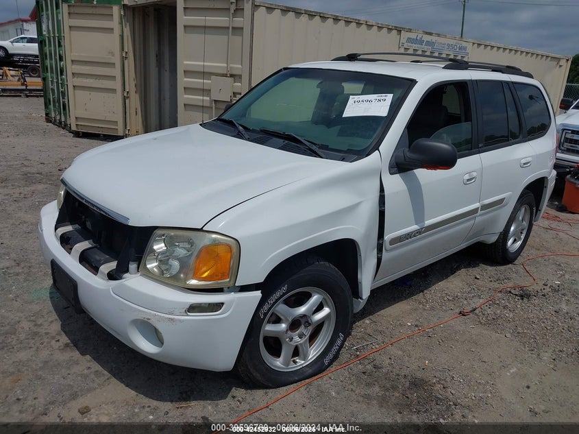 2003 GMC Envoy Slt white suv gasoline 1GKDS13S132264579 photo #3