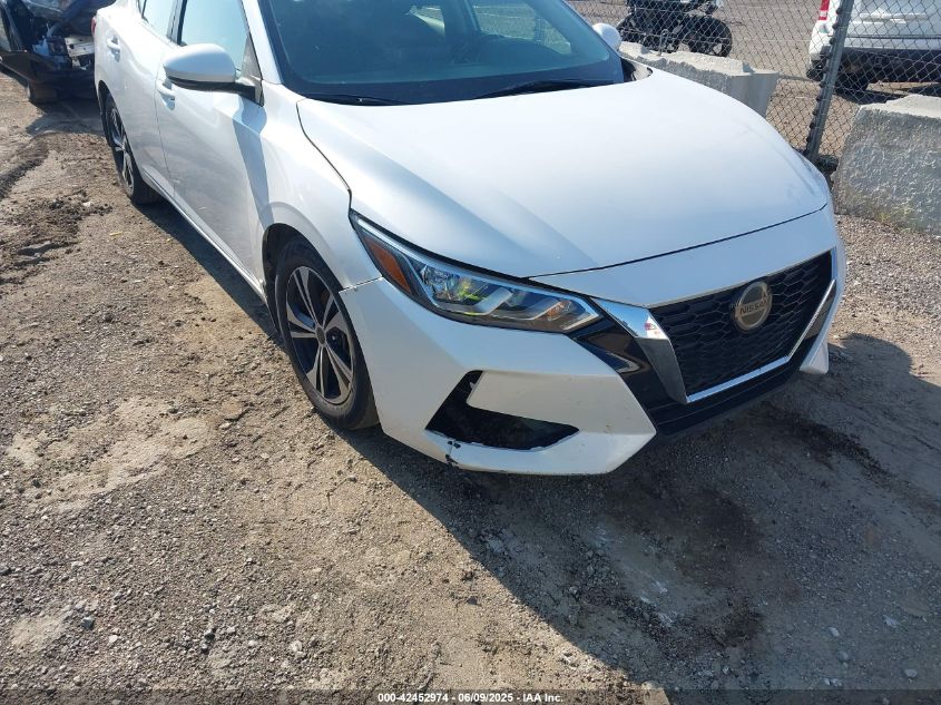 2020 Nissan Sentra Sv Xtronic Cvt VIN: 3N1AB8CV2LY21267 Lot: 42452974