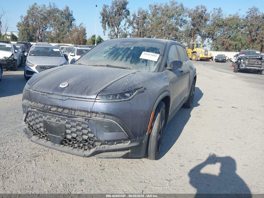 Vin: vcf1zbu29pg003059, lot: 42945823, fisker ocean one 20232
