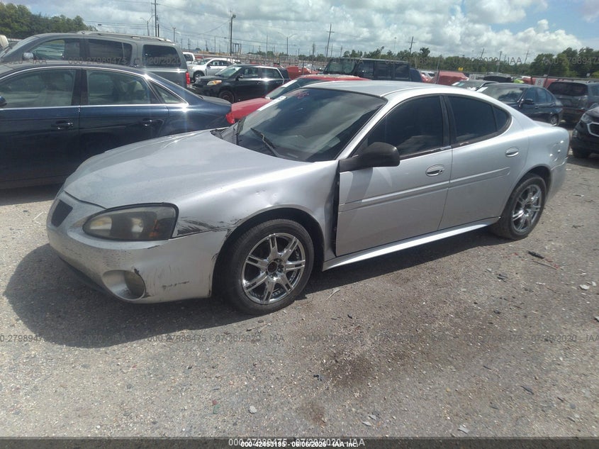 2004 Pontiac Grand Prix Gt1 silver sedan gasoline 2G2WP522541121400 photo #3