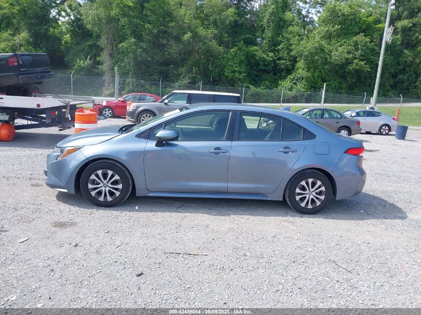 2022 Toyota Corolla Hybrid Le VIN: JTDEAMDE6NJ058955 Lot: 42456084