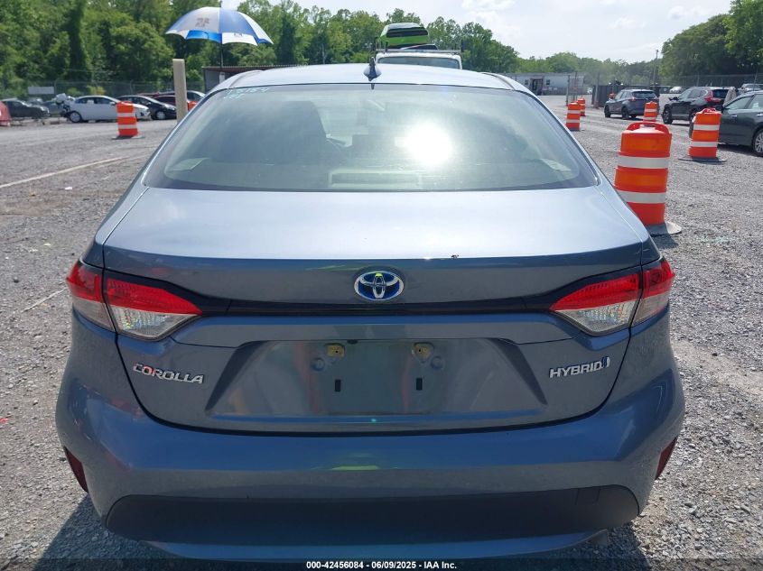 2022 Toyota Corolla Hybrid Le VIN: JTDEAMDE6NJ058955 Lot: 42456084