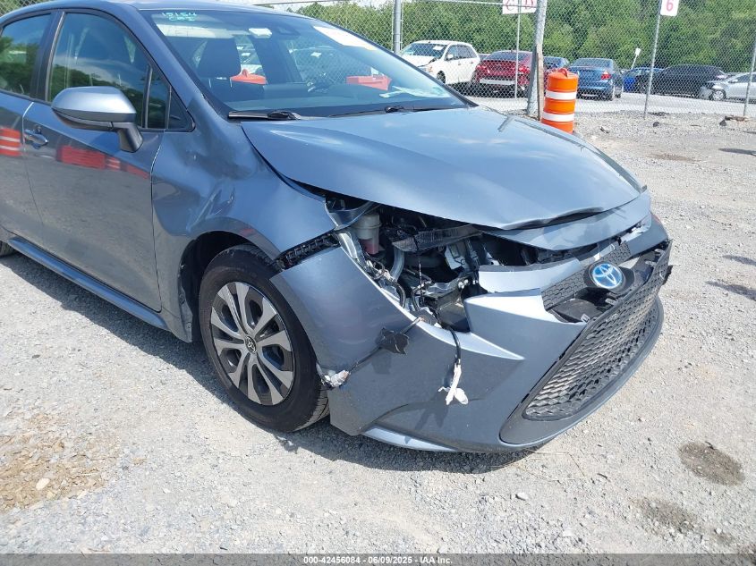 2022 Toyota Corolla Hybrid Le VIN: JTDEAMDE6NJ058955 Lot: 42456084