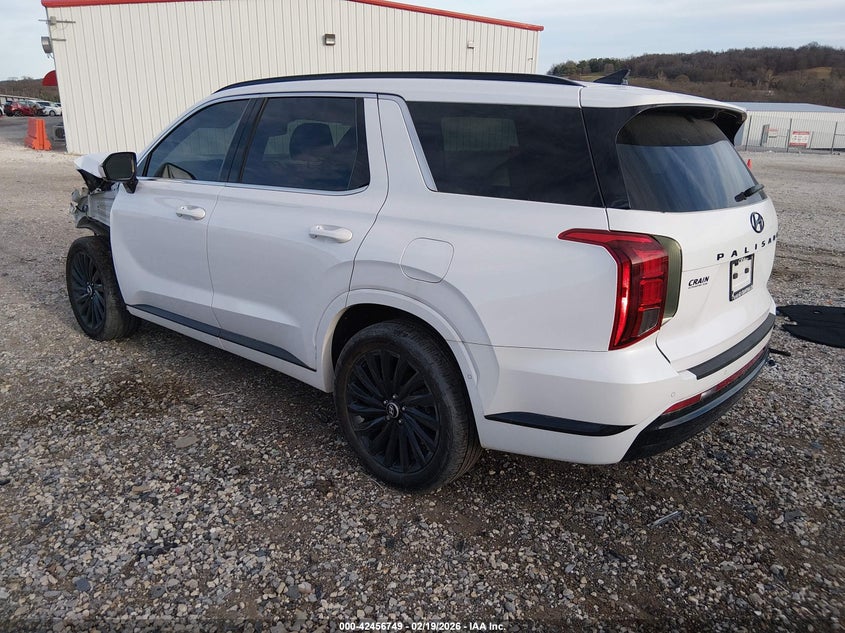Vin: km8r7dge5su840648, lot: 42949425, hyundai palisade calligraphy night edition 20253