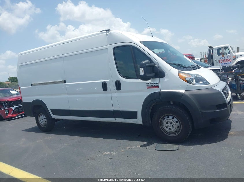 VIN 3C6LRVDG5ME543811 2021 RAM PROMASTER 2500 HIGH ROOF 159 WB