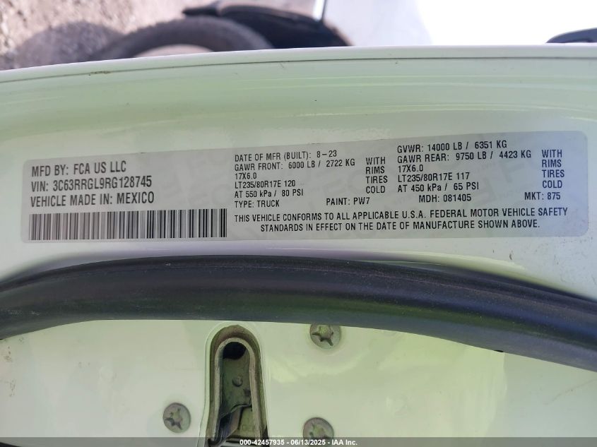 2024 Ram 3500 - 3C63RRGL9RG128745