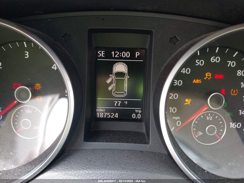 2012 Volkswagen Jetta Sportwagen 2.0L Tdi VIN: 3VWPL7AJ1CM637497 Lot: 42458017