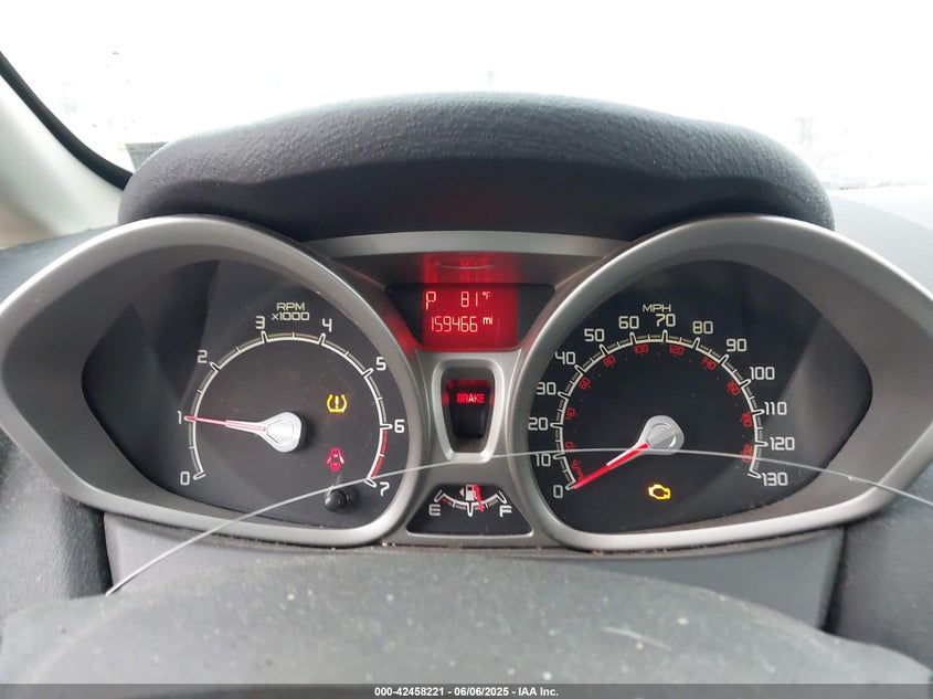 2011 FORD FIESTA VIN: 3FADP4EJ5BM153291