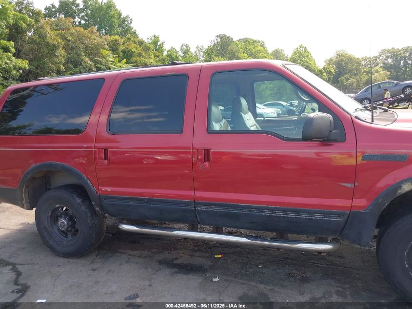 2000 Ford Excursion Limited VIN: 1FMNU43S5YEB26119 Lot: 42458492