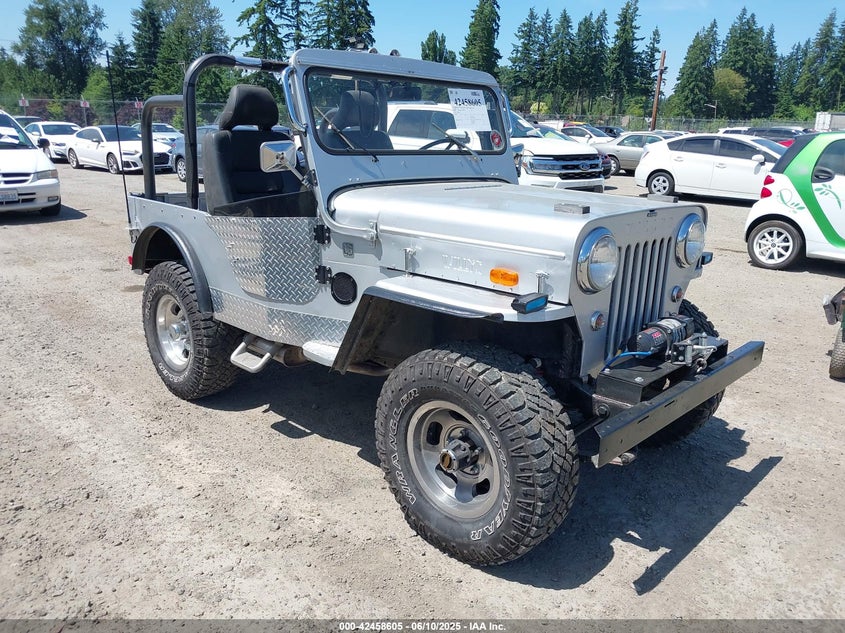 1961 Willies Jeep Cj3 silver null null 5734873237 photo #1