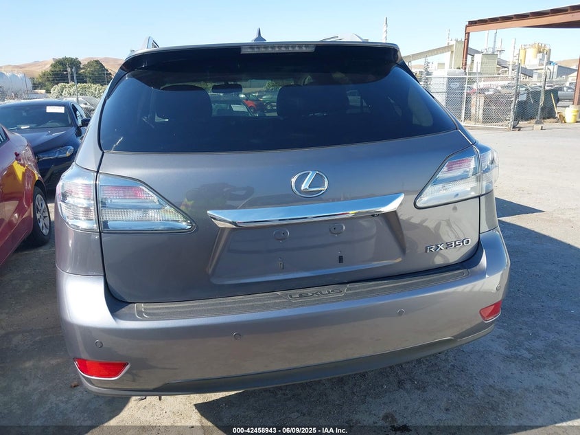 2012 LEXUS RX 350 VIN: 2T2BK1BA8CC140575