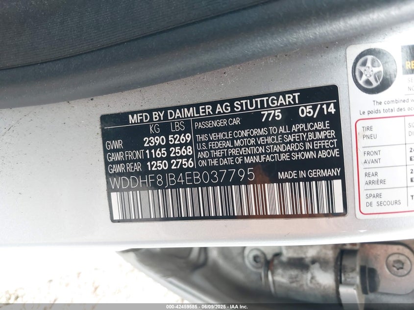 2014 MERCEDES-BENZ E 350 4MATIC - WDDHF8JB4EB037795