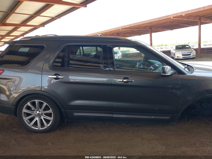 2017 FORD EXPLORER VIN: 1FM5K7F89HGC38661