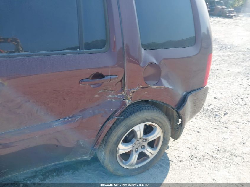 2013 Honda Pilot Ex-L VIN: 5FNYF3H54DB022853 Lot: 42460526