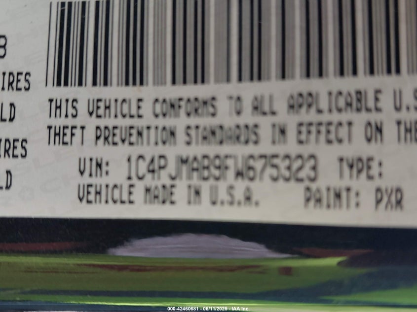 2015 JEEP CHEROKEE SPORT - 1C4PJMAB9FW675323