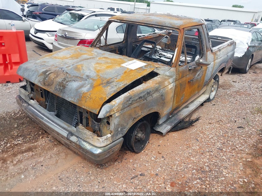 1990 Ford Bronco U100 brown suv gasoline 1FMEU15H8LLA97462 photo #3