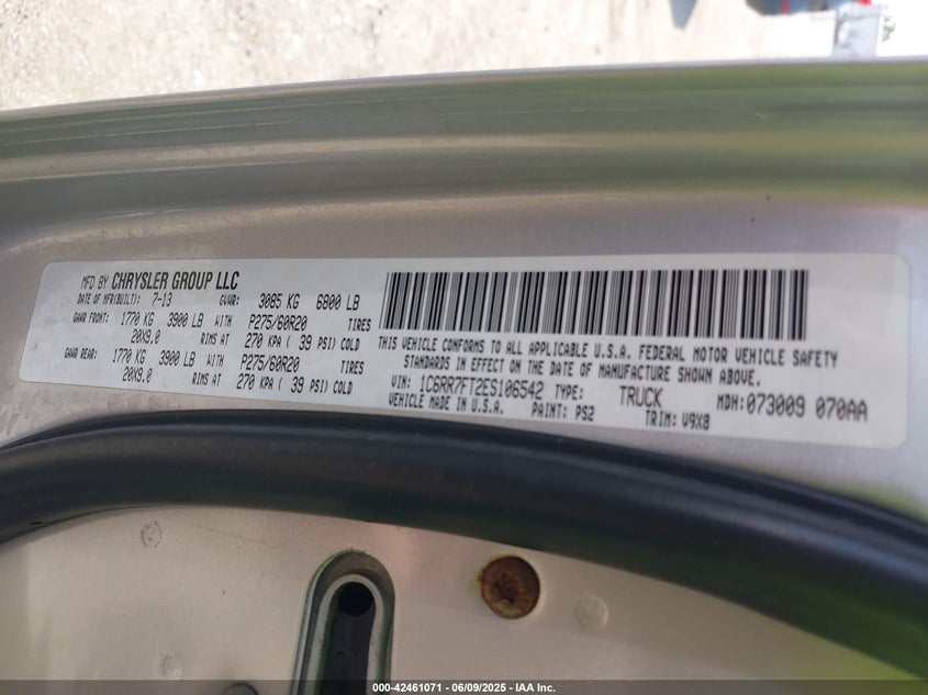 2014 RAM 1500 EXPRESS - 1C6RR7FT2ES106542