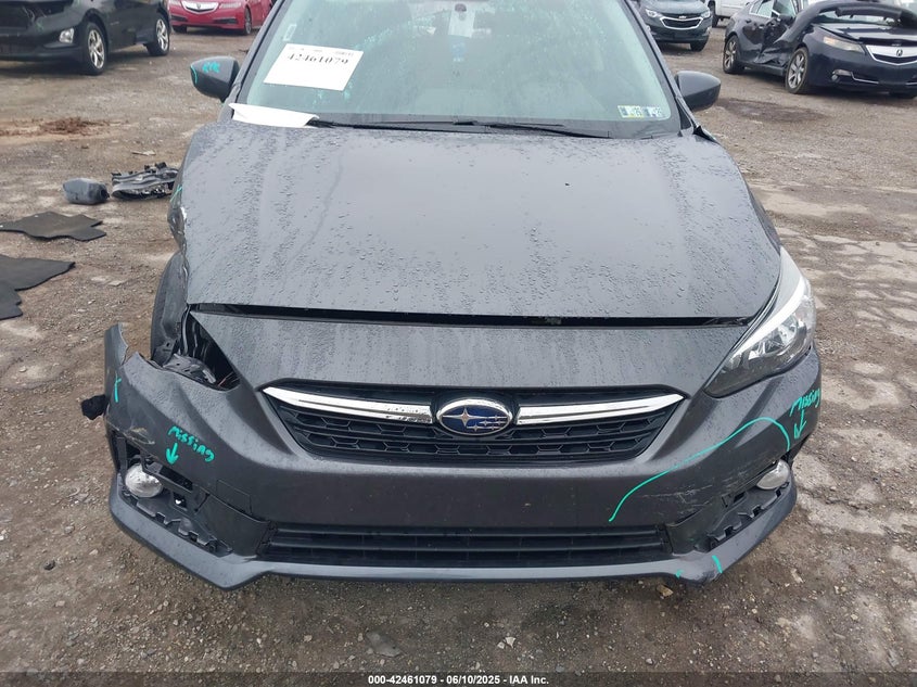 2021 SUBARU IMPREZA VIN: 4S3GTAD64M3712297