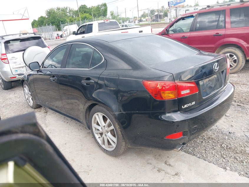 2006 LEXUS IS 250 VIN: JTHBK262862001609
