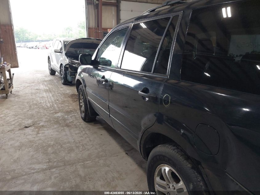 2004 Honda Pilot Ex-L VIN: 2HKYF18514H570752 Lot: 42463055